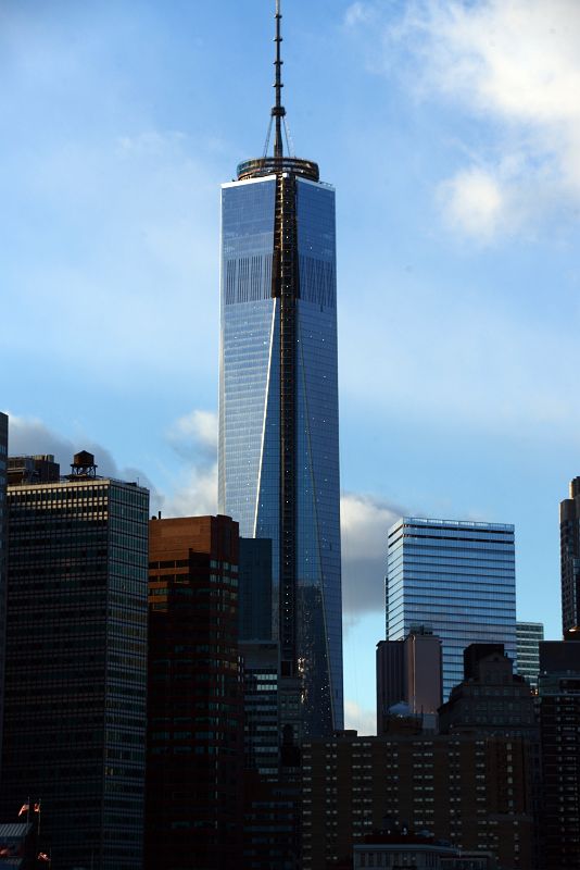 37 New York Financial District One World Trade Center Before Sunset From Brooklyn Heights